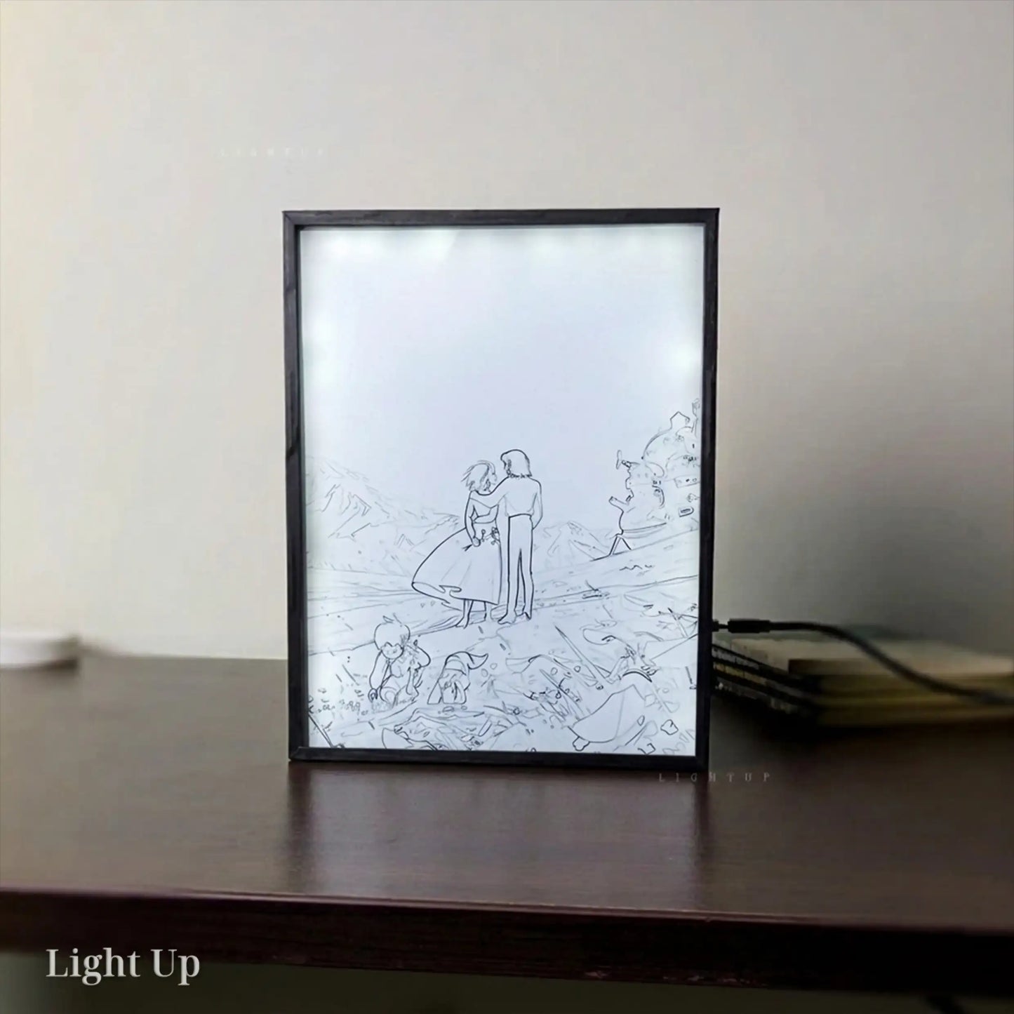 Howl's moving castle Transformation Lightbox | Studio Ghibli