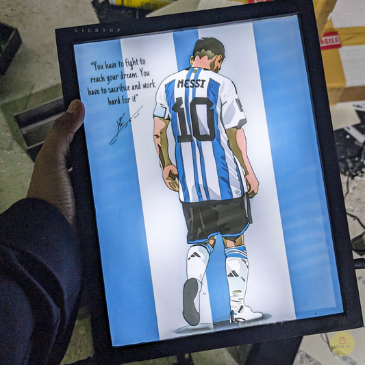 Lionel Messi's Inspirational Quote Transformation Lightbox | Football