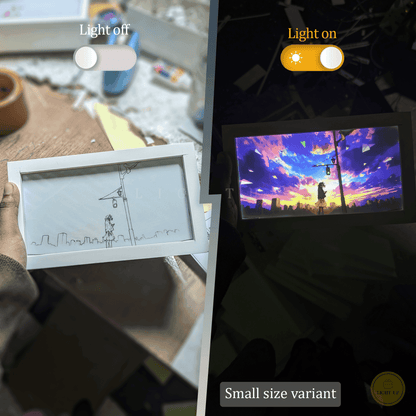 Paper plane Transformation Lightbox | Scenario