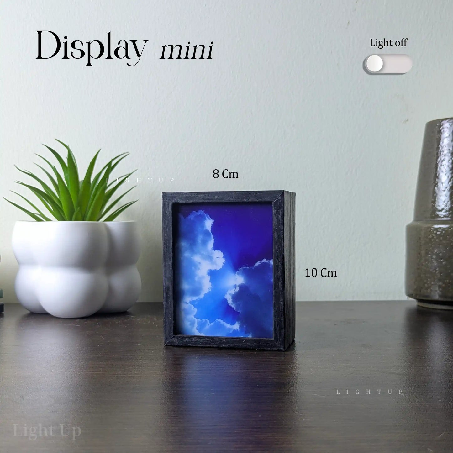 Clouds in the Sky Display Mini (One lightbox + 2 picture film combo)