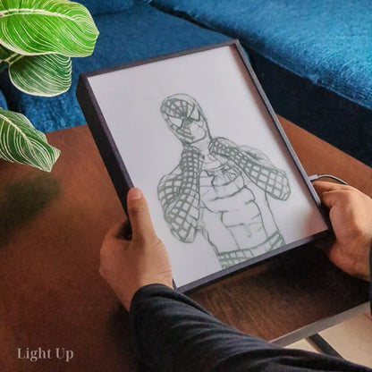 Spiderman comic Transformation Lightbox | Marvel