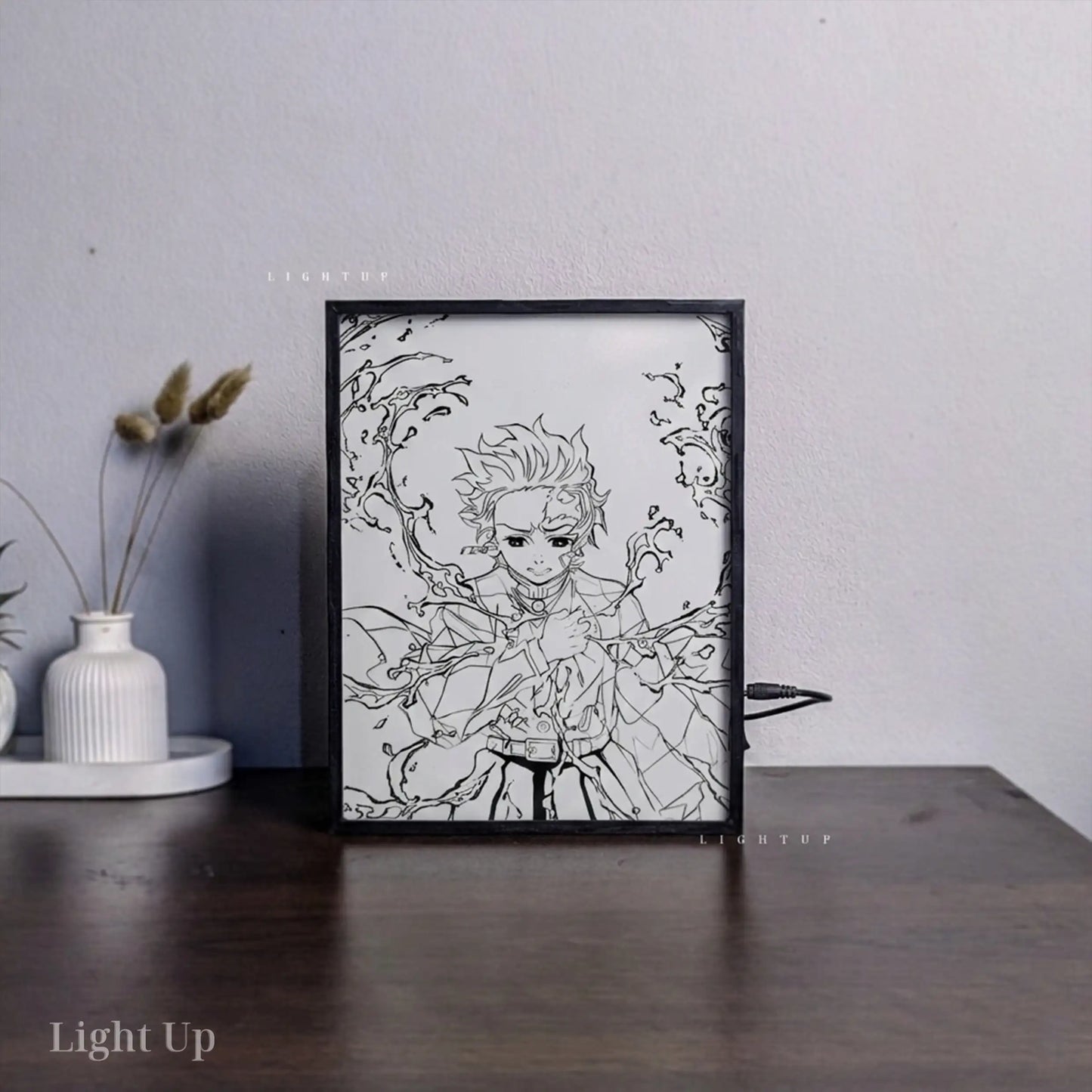 Tanjiro Rengoku Transformation Lightbox | Demon Slayer